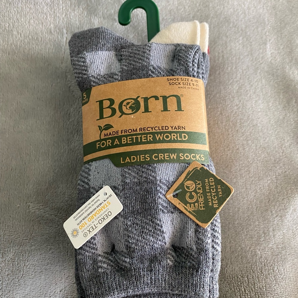 Born woman’s socks